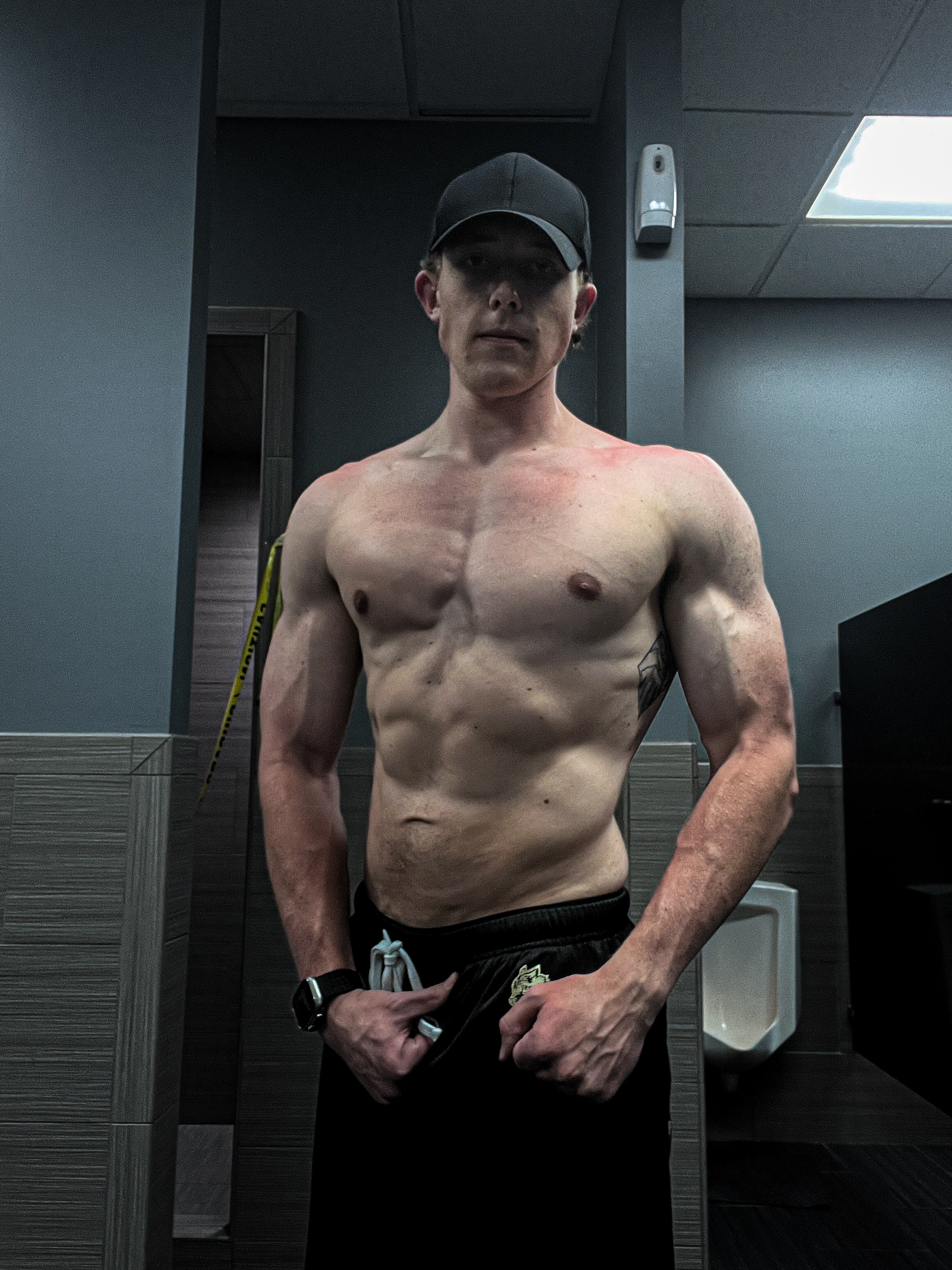 Owen after - leaner and more muscular